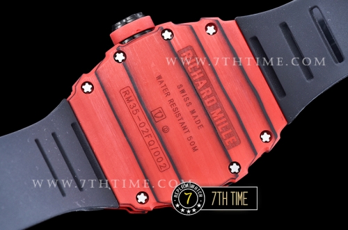 Richard Mille RM035-02 Rafael Nadal Red FC/VRU Blk/Blk Miyota Mod