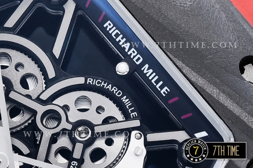 Richard Mille RM035-02 Rafael Nadal Black FC/VRU Miyota Mod Red Strap