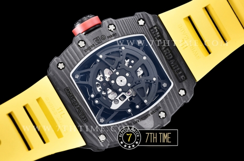 Richard Mille RM035-02 Rafael Nadal Black FC/VRU Miyota Mod Yellow Strap