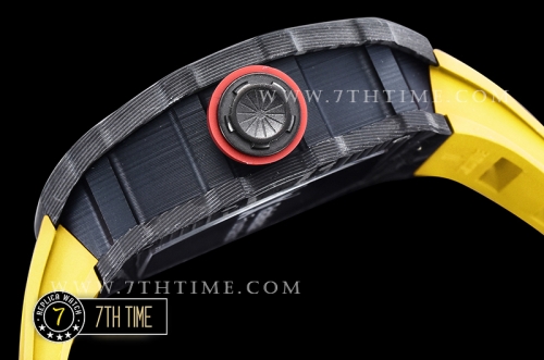 Richard Mille RM035-02 Rafael Nadal Black FC/VRU Miyota Mod Yellow Strap