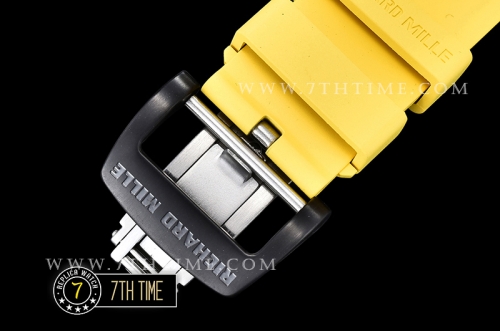 Richard Mille RM035-02 Rafael Nadal Black FC/VRU Miyota Mod Yellow Strap