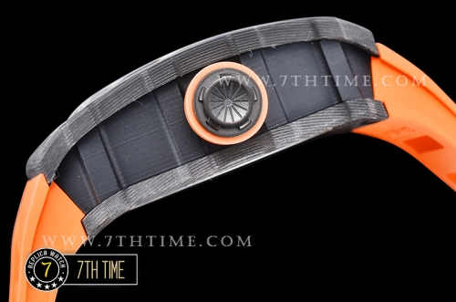 Richard Mille RM035-02 Rafael Nadal Black FC/VRU Blkac/Black Miyota Mod Orange Strap