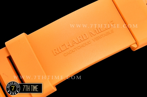 Richard Mille RM035-02 Rafael Nadal Black FC/VRU Blkac/Black Miyota Mod Orange Strap