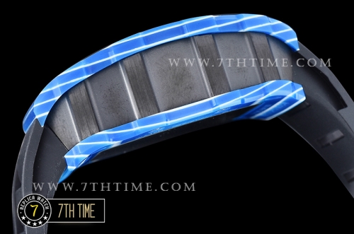 Richard Mille RM011-03 Auto Flyback Chronograph Blue FC/VRU Black A7750 Mod
