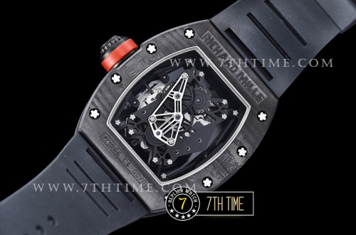 Richard Mille RM001 Tourbillon FC/VRU Black/Red Custom Movement Red Inner Bezel Red Needle