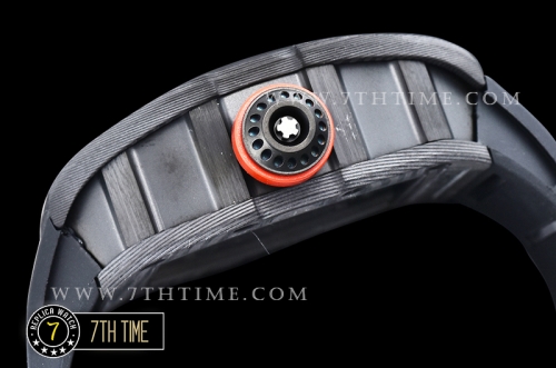 Richard Mille RM001 Tourbillon FC/VRU Black/Red Custom Movement Red Inner Bezel Red Needle