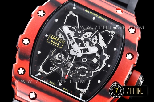 Richard Mille RM035-01 Rafael Nadal Red FC/VRU Blk/Red Miyota Mod Black Inner Bezel Rehaut