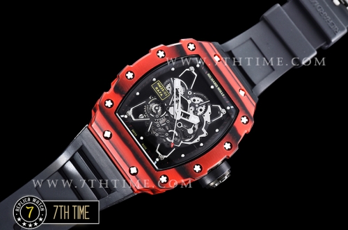 Richard Mille RM035-01 Rafael Nadal Red FC/VRU Blk/Blk Miyota Mod Black Inner Bezel Rehaut