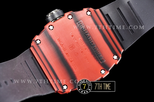 Richard Mille RM035-01 Rafael Nadal Red FC/VRU Blk/Blk Miyota Mod Black Inner Bezel Rehaut
