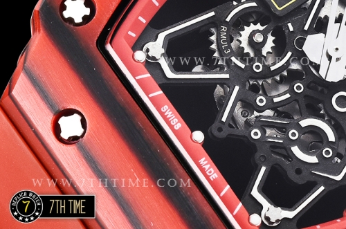 Richard Mille RM035-01 Rafael Nadal Red FC/VRU Blk/Red Miyota Mod Red Inner Bezel Rehaut