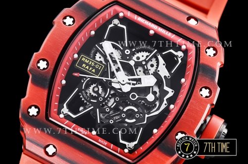 Richard Mille RM035-01 Rafael Nadal Red FC/VRU Blk/Red Miyota Mod Red Inner Bezel Rehaut