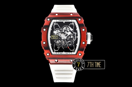 Richard Mille RM035-01 Rafael Nadal Red FC/VRU Blk/Wht Miyota Mod White Inner Bezel Rehaut