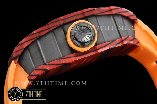 Richard Mille RM035-01 Rafael Nadal Red FC/VRU Blk/Org Miyota Mod Orange Inner Bezel Rehaut