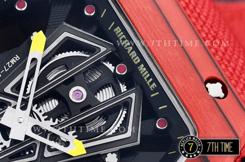 Richard Mille RM027-03 Rafael Nadal Red FC/VRU Blk/Blk C Miyota Mod