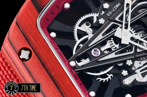 Richard Mille RM027-03 Rafael Nadal Red FC/VRU Blk/Red C Miyota Mod