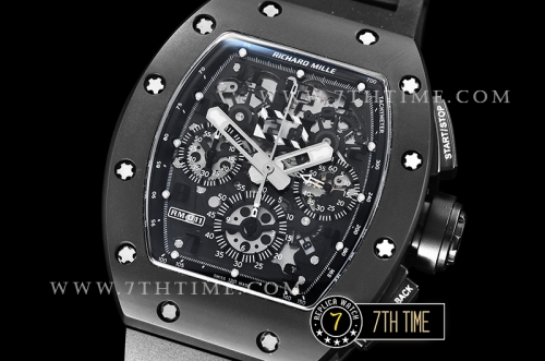 Richard Mille RM011 Felipe Massa LE PVD/VRU Blk/Blk A7750