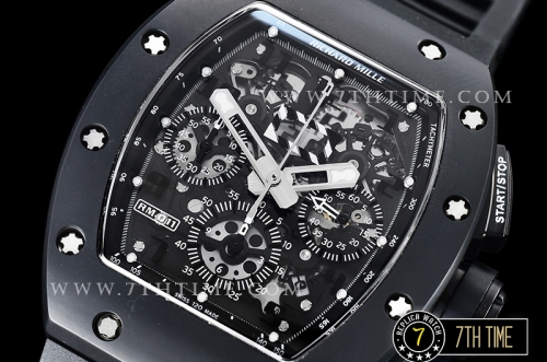 Richard Mille RM011 Felipe Massa LE PVD/VRU Blk/Blk A7750