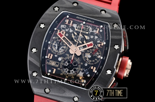 Richard Mille RM011 R.Gros Jean LE FC/PVD/VRU Skele Blk A7750 Mod