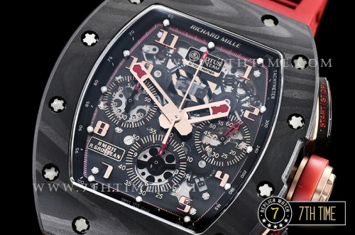 Richard Mille RM011 R.Gros Jean LE FC/PVD/VRU Skele Blk A7750 Mod