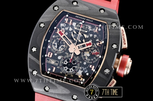 Richard Mille RM011 R.Gros Jean LE FC/RG/VRU Skele Black A7750 Mod