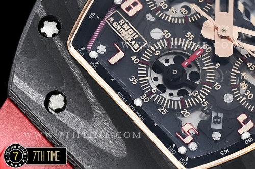 Richard Mille RM011 R.Gros Jean LE FC/RG/VRU Skele Black A7750 Mod