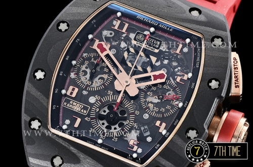 Richard Mille RM011 R.Gros Jean LE FC/RG/VRU Skele Black A7750 Mod