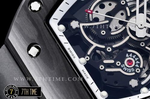 Richard Mille RM055 Bubba Watson FC/RU Skeleton White MY9015 Mod