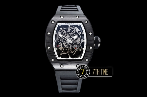 Richard Mille RM055 Bubba Watson FC/RU Skeleton White MY9015 Mod