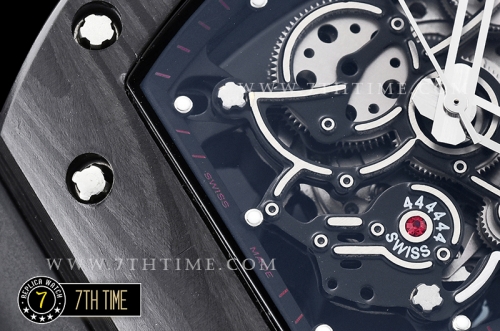 Richard Mille RM055 Bubba Watson FC/RU Skeleton Black MY9015 Mod