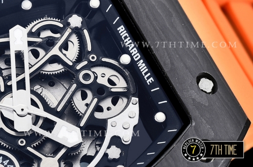 Richard Mille RM055 Bubba Watson FC/RU Skeleton Orange MY9015 Mod