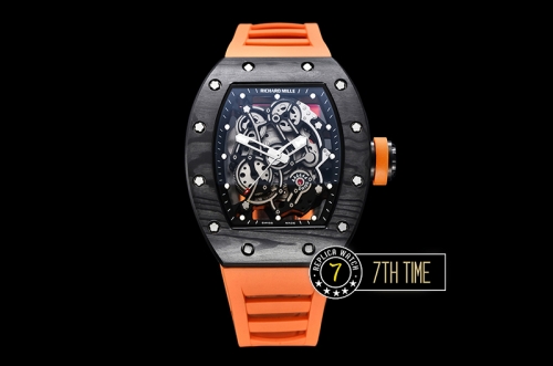 Richard Mille RM055 Bubba Watson FC/RU Skeleton Orange MY9015 Mod
