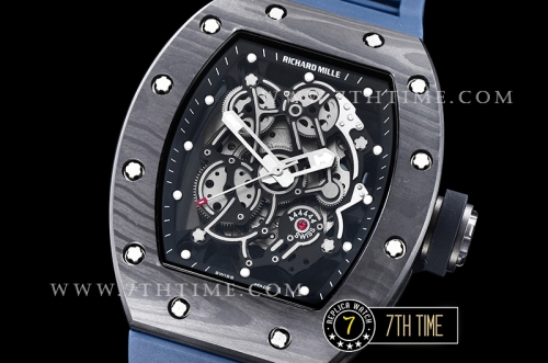 Richard Mille RM055 Bubba Watson FC/RU Skeleton Blue MY9015 Mod