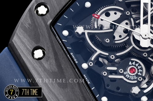Richard Mille RM055 Bubba Watson FC/RU Skeleton Blue MY9015 Mod