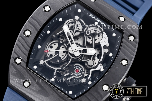 Richard Mille RM055 Bubba Watson FC/RU Skeleton Blue MY9015 Mod