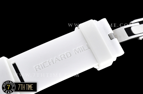 Richard Mille RM011 Carbon/Ceramic CER/RU White/Num A7750 Mod