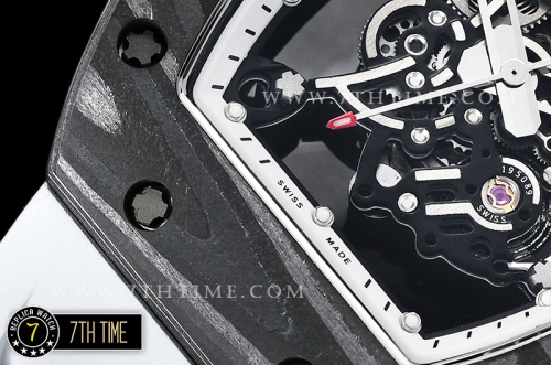 Richard Mille RM055 Bubba Watson FC/TI/RU Skeleton White MY8215 Mod