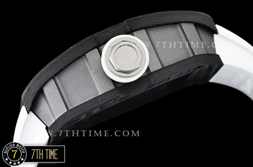 Richard Mille RM055 Bubba Watson FC/TI/RU Skeleton White MY8215 Mod White Crown