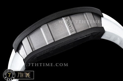 Richard Mille RM055 Bubba Watson FC/TI/RU Skeleton White MY8215 Mod White Crown