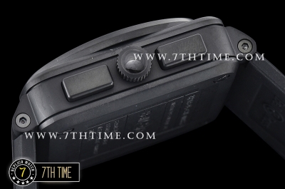 BR03-94 Chronograph Black Dial PVD Thick Coated on Solid Stainless Steel