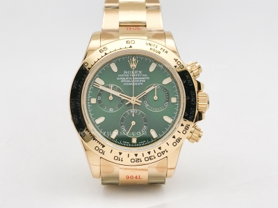 Daytona 116508 YG/YG Green/Stk 904L N6F DD4801