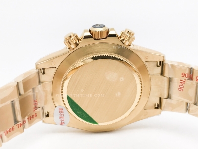 Daytona 116508 YG/YG Green/Stk 904L N6F DD4801