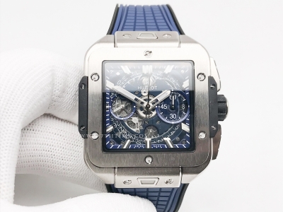 Square Bang Unico 42mm SS SS/RU Blue Ske BBF A1280