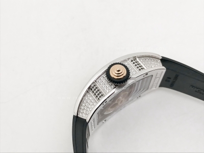 RM07-01 Crested Diam SS/RU Blk/Red Skele ZF CRMA2