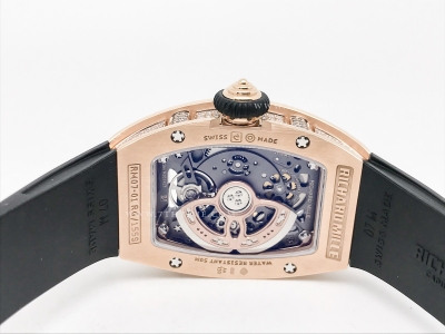 RM07-01 Crested Diam RG/RU Blk/Red Skele ZF CRMA2