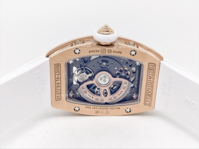 RM07-01 Crested Diam RG/RU Wht/W.MOP Skele ZF CRMA2