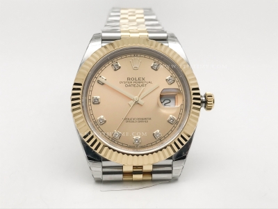 DJ2 41mm 126333 Jub Flt 904L YG/SS Gol/Dia EWE A3235