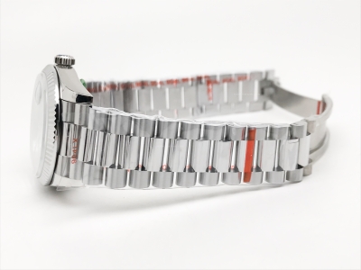 DayDate 36mm Wt 904L Flt SS/SS I-Blue/Rm QF VR3255