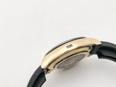 Daytona 116518 Wt YG/RU Met/Blk/Stk QF V11 SH4130