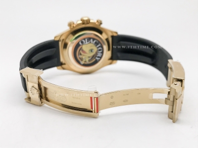 Daytona 116518 Wt YG/RU Met/Blk/Stk QF V11 SH4130