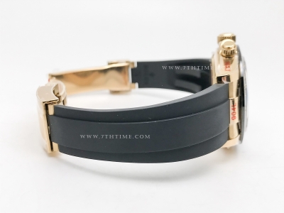 Daytona 116518 Wt YG/RU Blk/Stk QF V11 SH4130